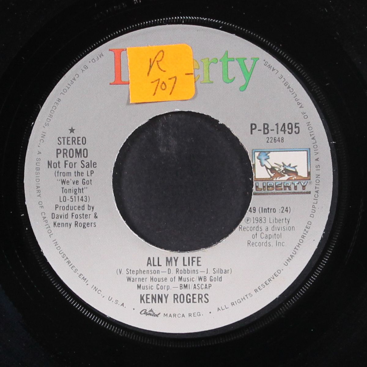 all my life / same by KENNY ROGERS