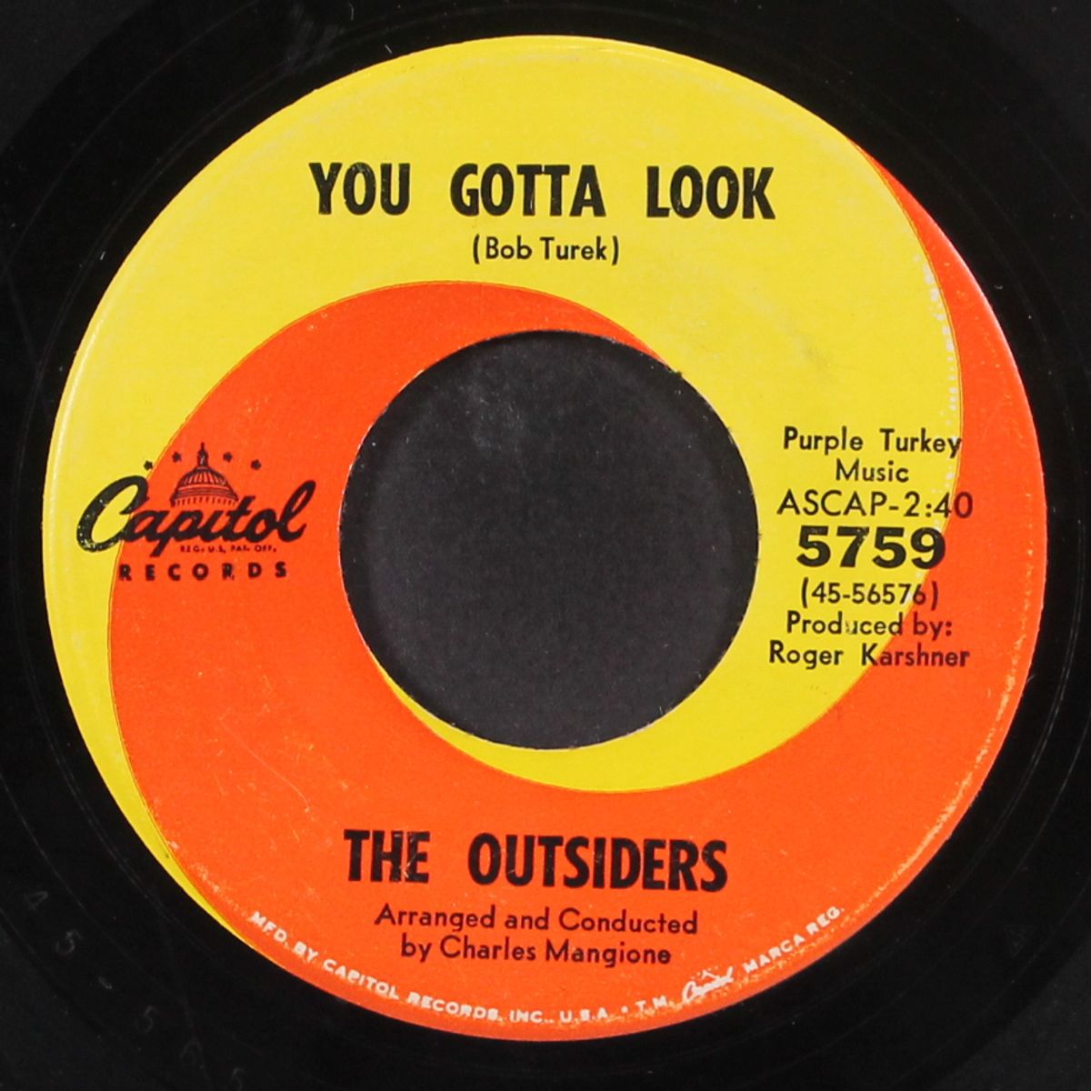 help me girl / you gotta look by OUTSIDERS