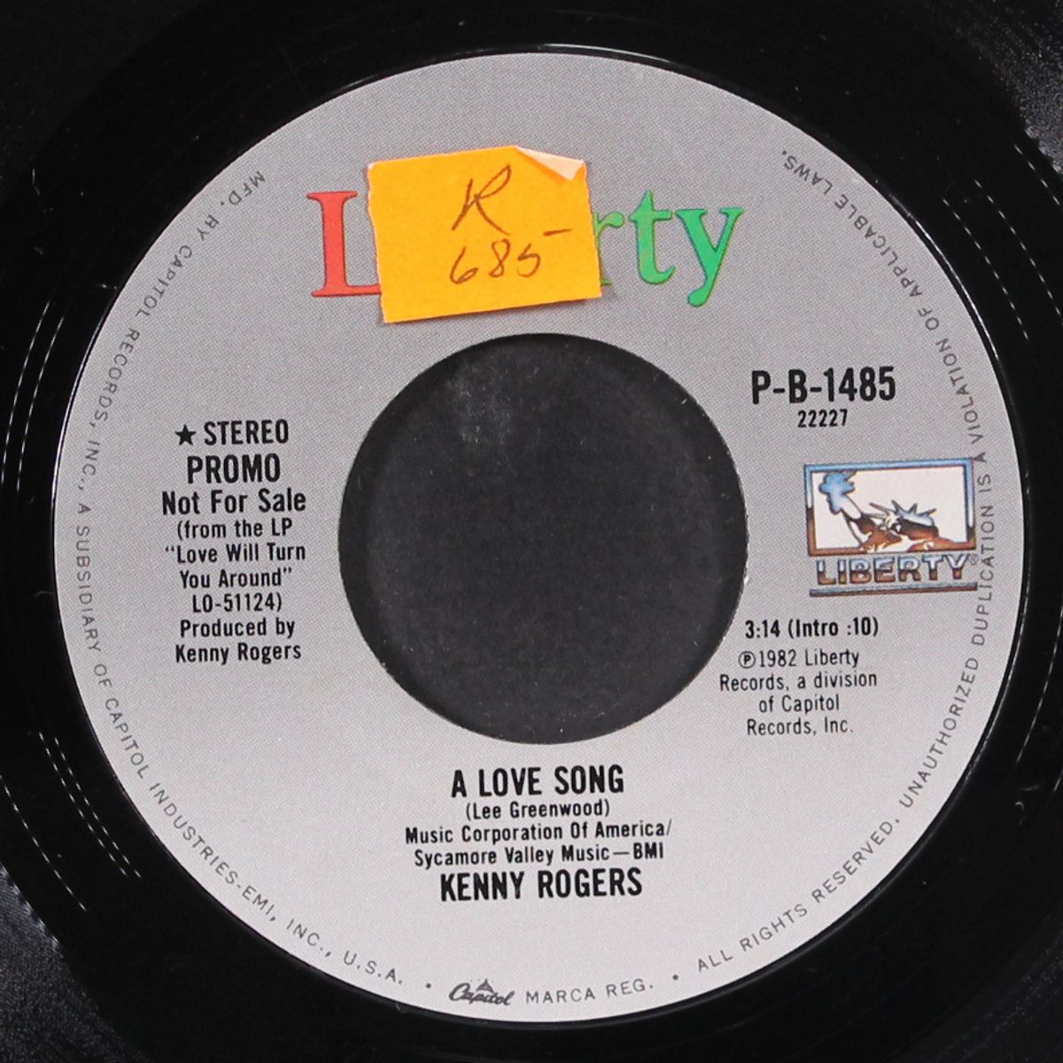 a love song / same by KENNY ROGERS