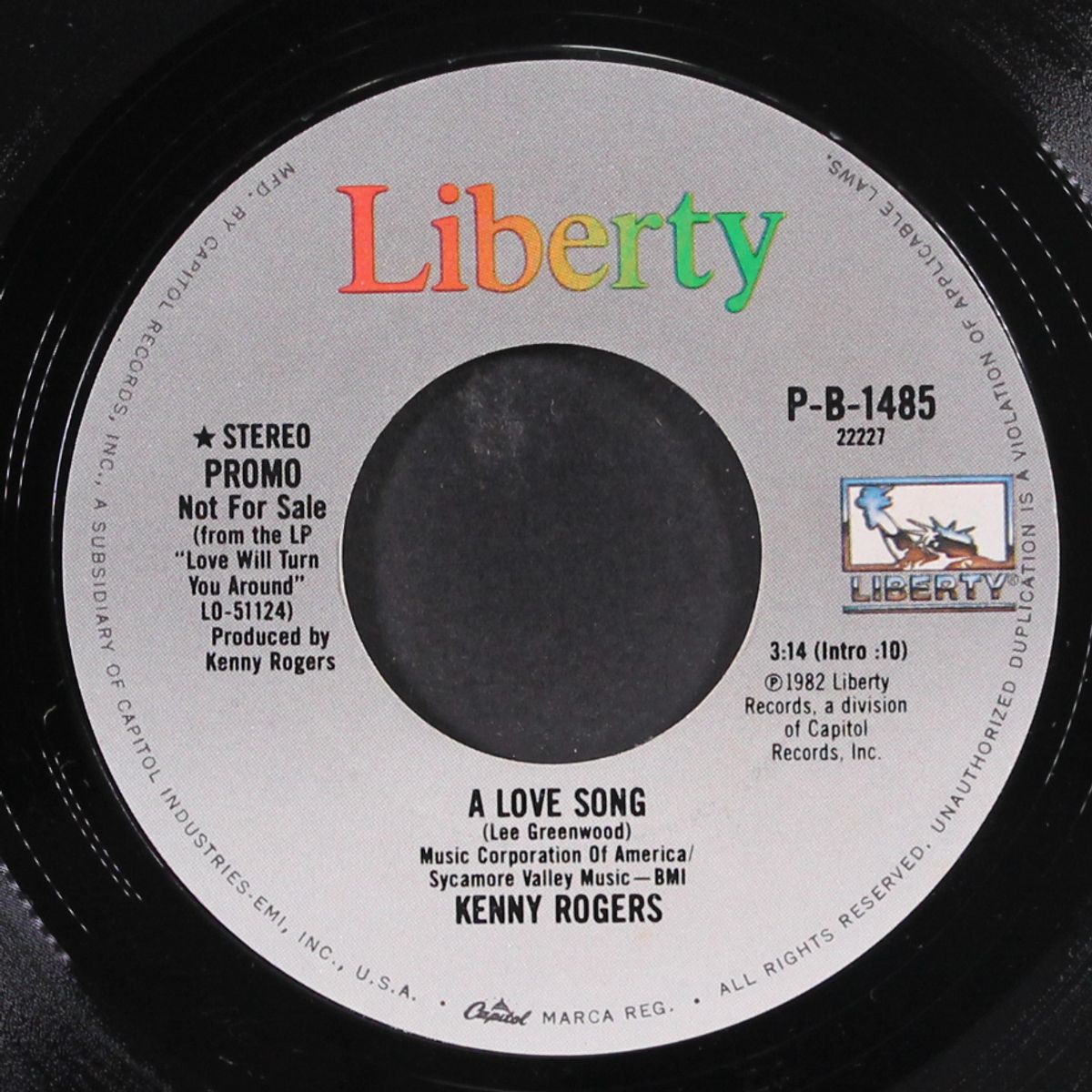 a love song / same by KENNY ROGERS
