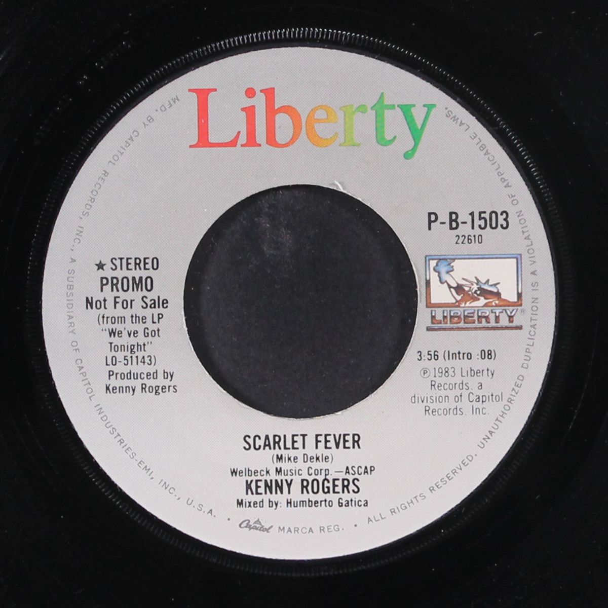 scarlet fever / same by KENNY ROGERS