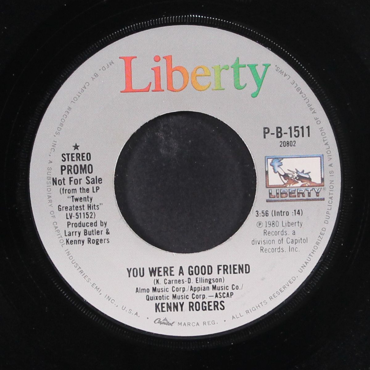 you were a good friend / same by KENNY ROGERS