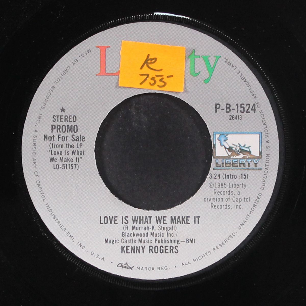 love is what we make it / same by KENNY ROGERS