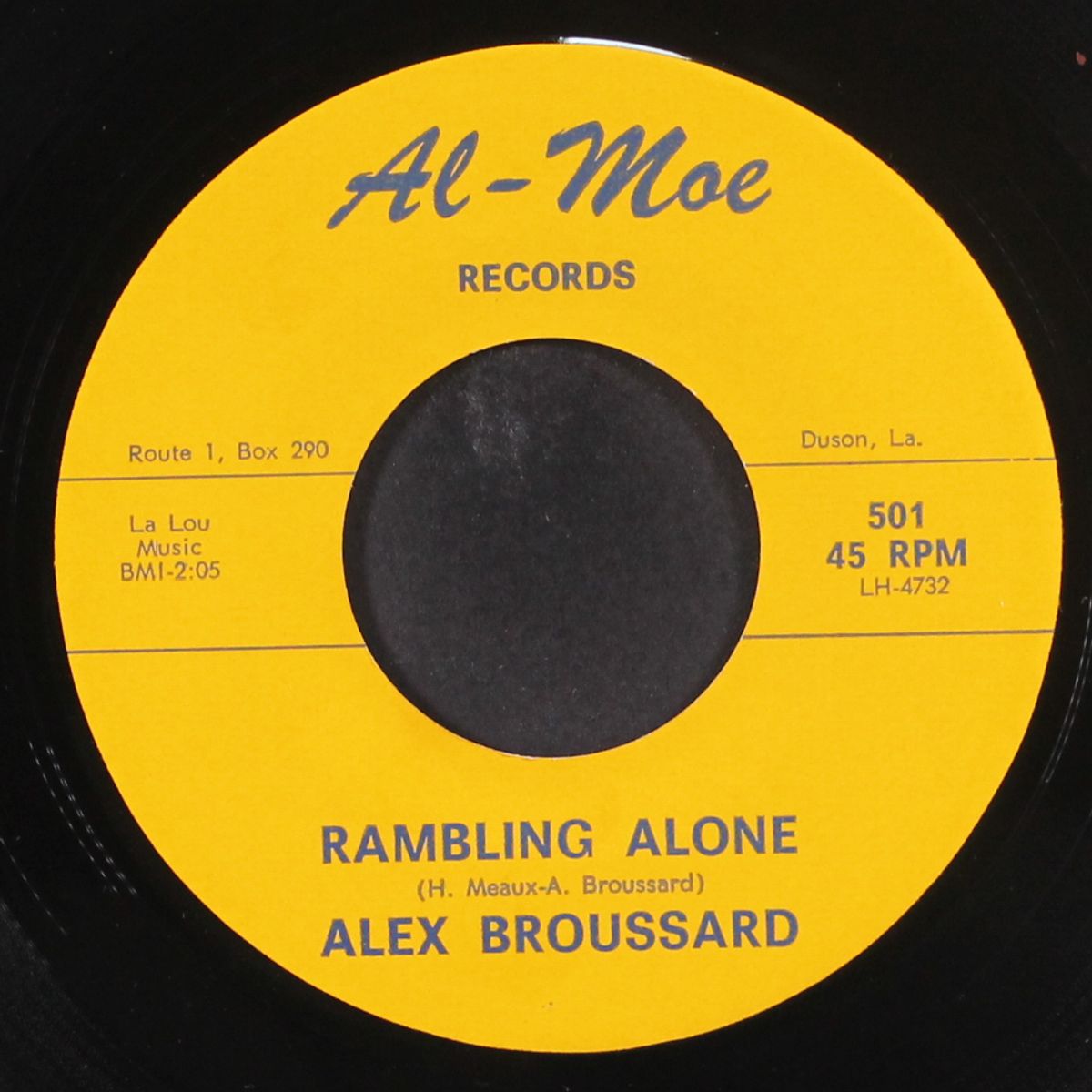 cajun land / rambling alone by ALEX BROUSSARD
