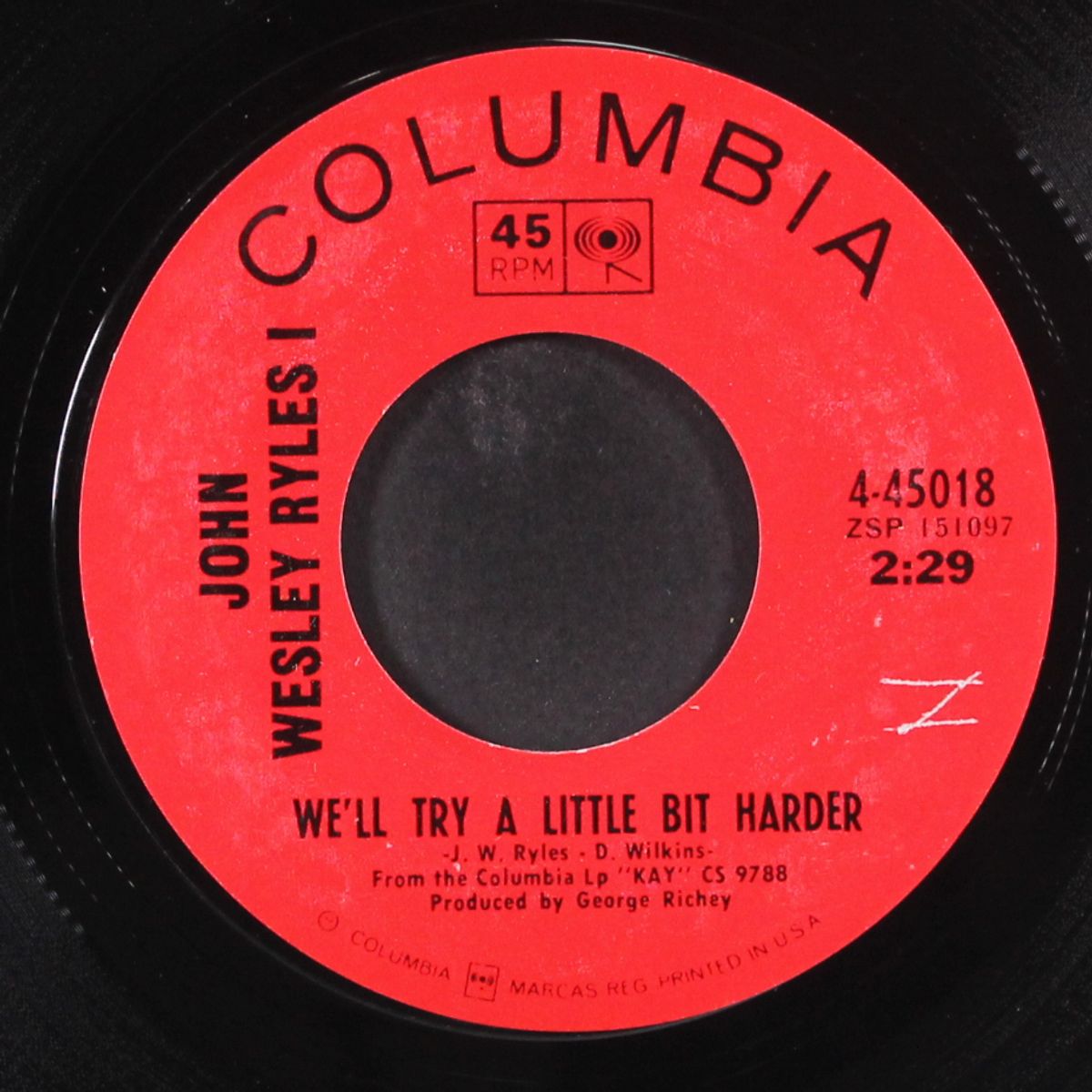 we'll try a little bit harder by JOHN WESLEY RYLES