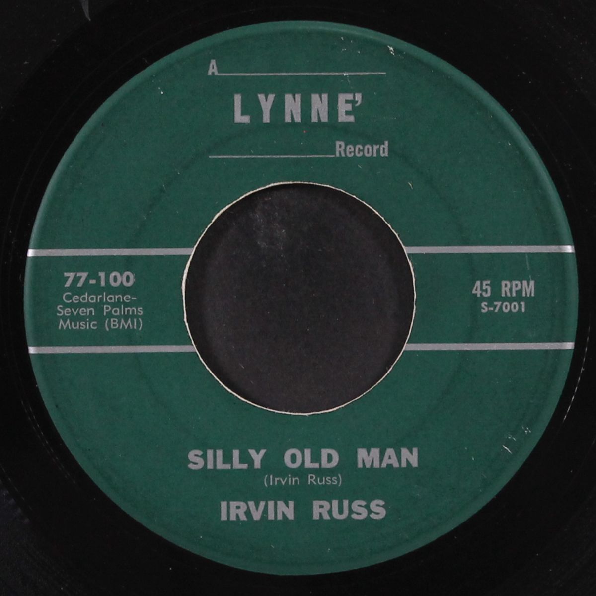 silly old man / love just laughed at me again by IRVIN RUSS