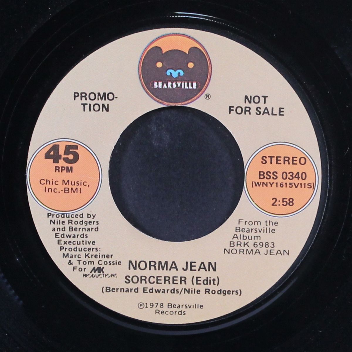 sorcerer (edit) / sorcerer (disco version) by NORMA JEAN