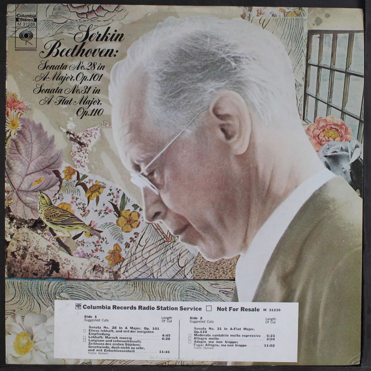 beethoven: sonatas nos. 28 & 31 by RUDOLF SERKIN