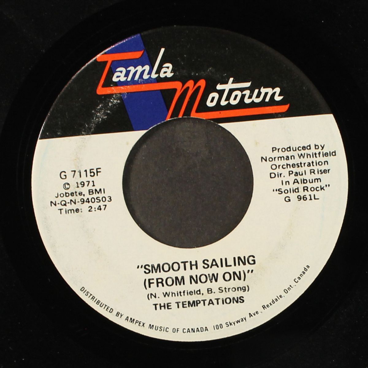 take a look around / smooth sailing by TEMPTATIONS