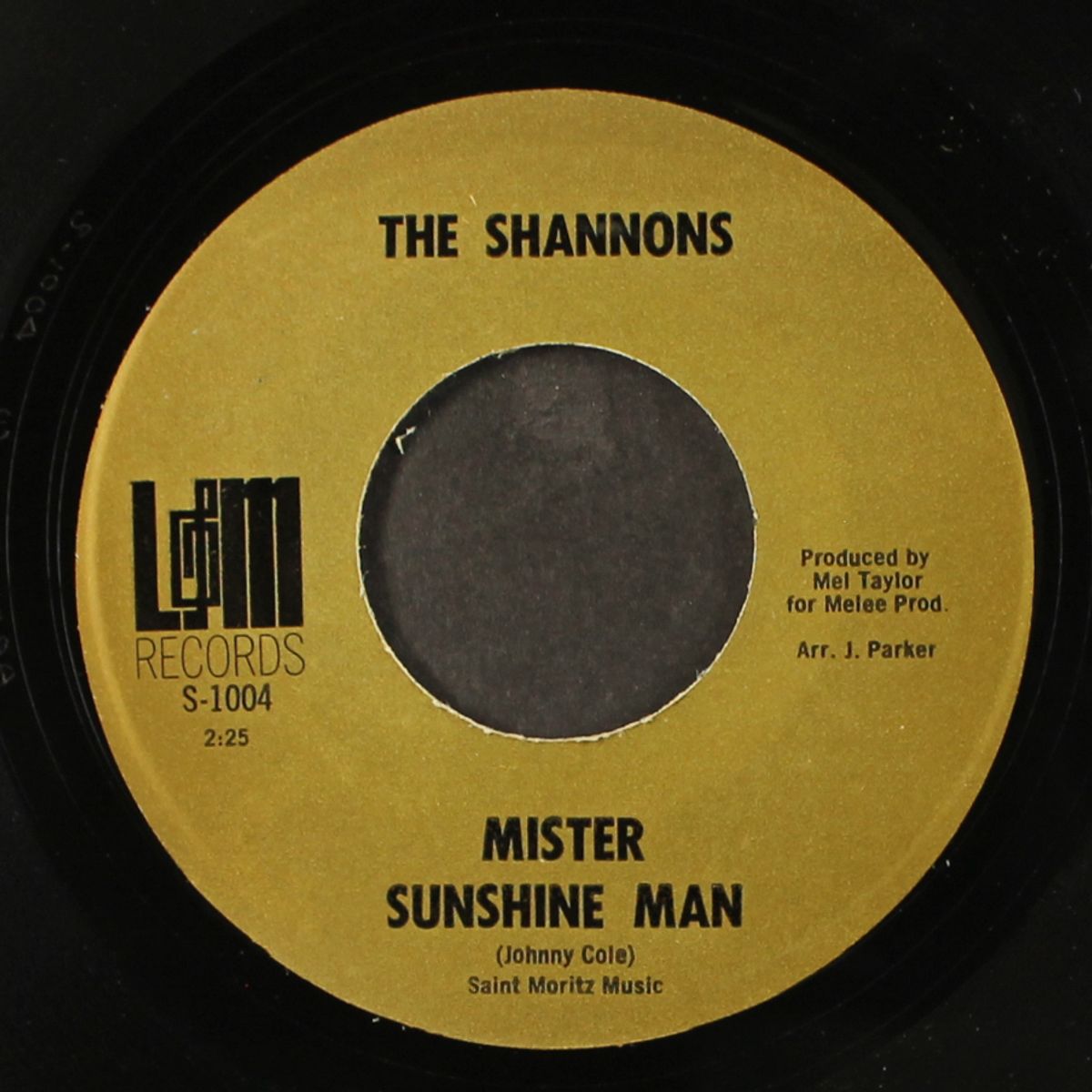 born too late / mister sunshine man by SHANNONS
