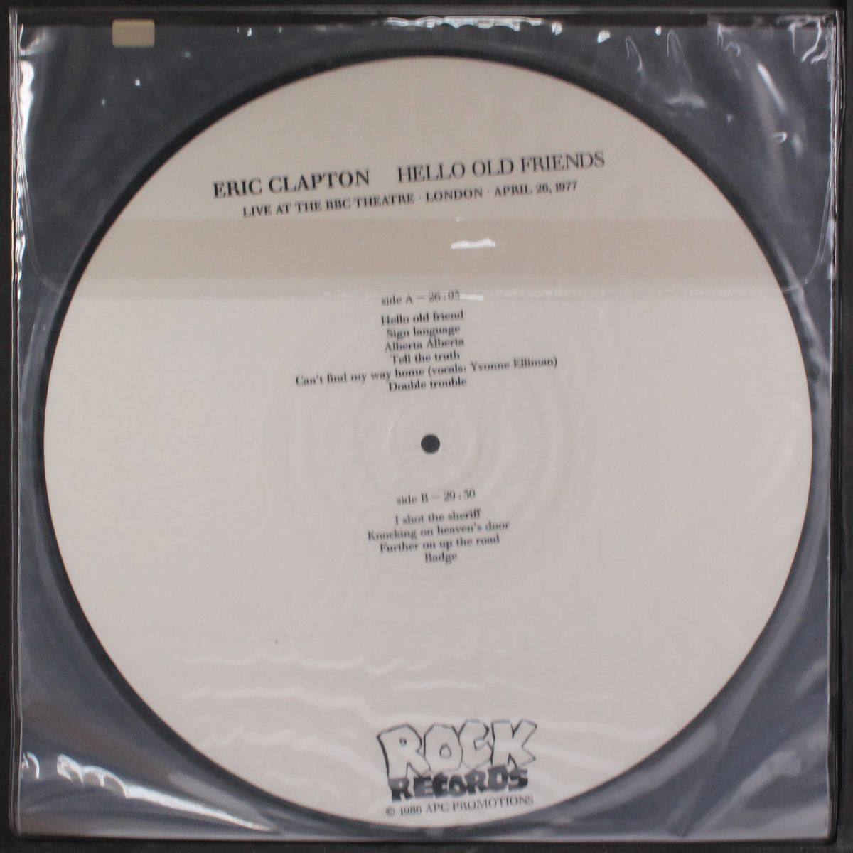 hello old friends - live at the bbc theatre by ERIC CLAPTON