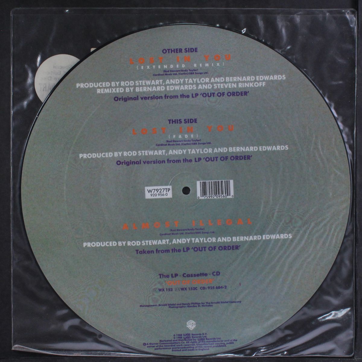 lost in you / almost illegal by ROD STEWART