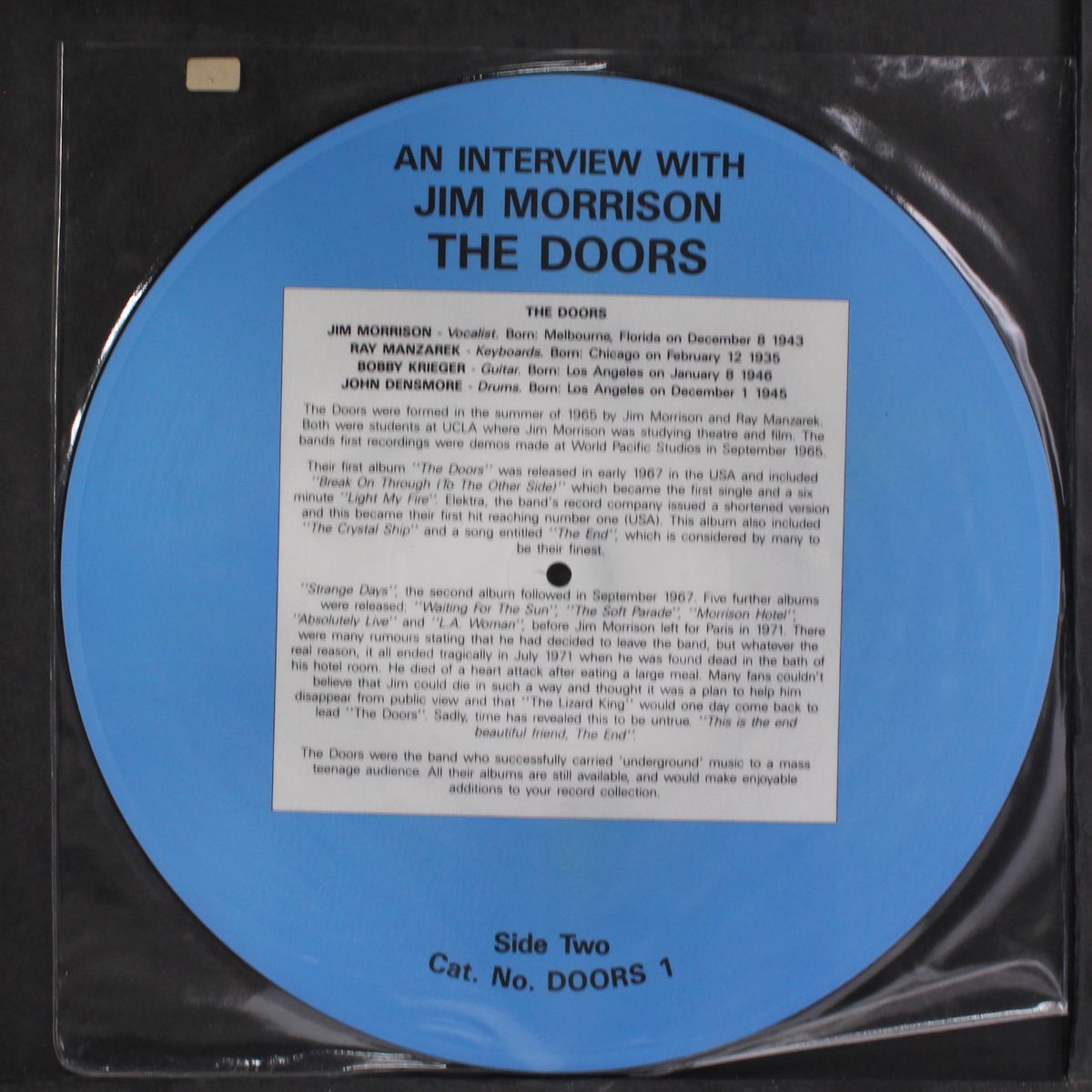 an interview with by JIM MORRISON