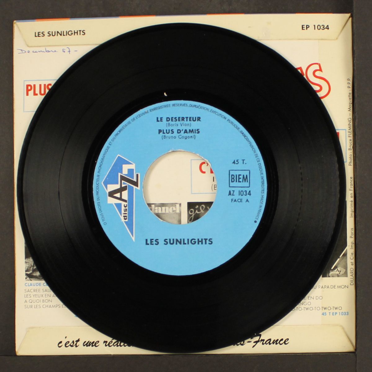 le deserteur / plus d'amis / le galerien / c'est fini by LES SUNLIGHTS