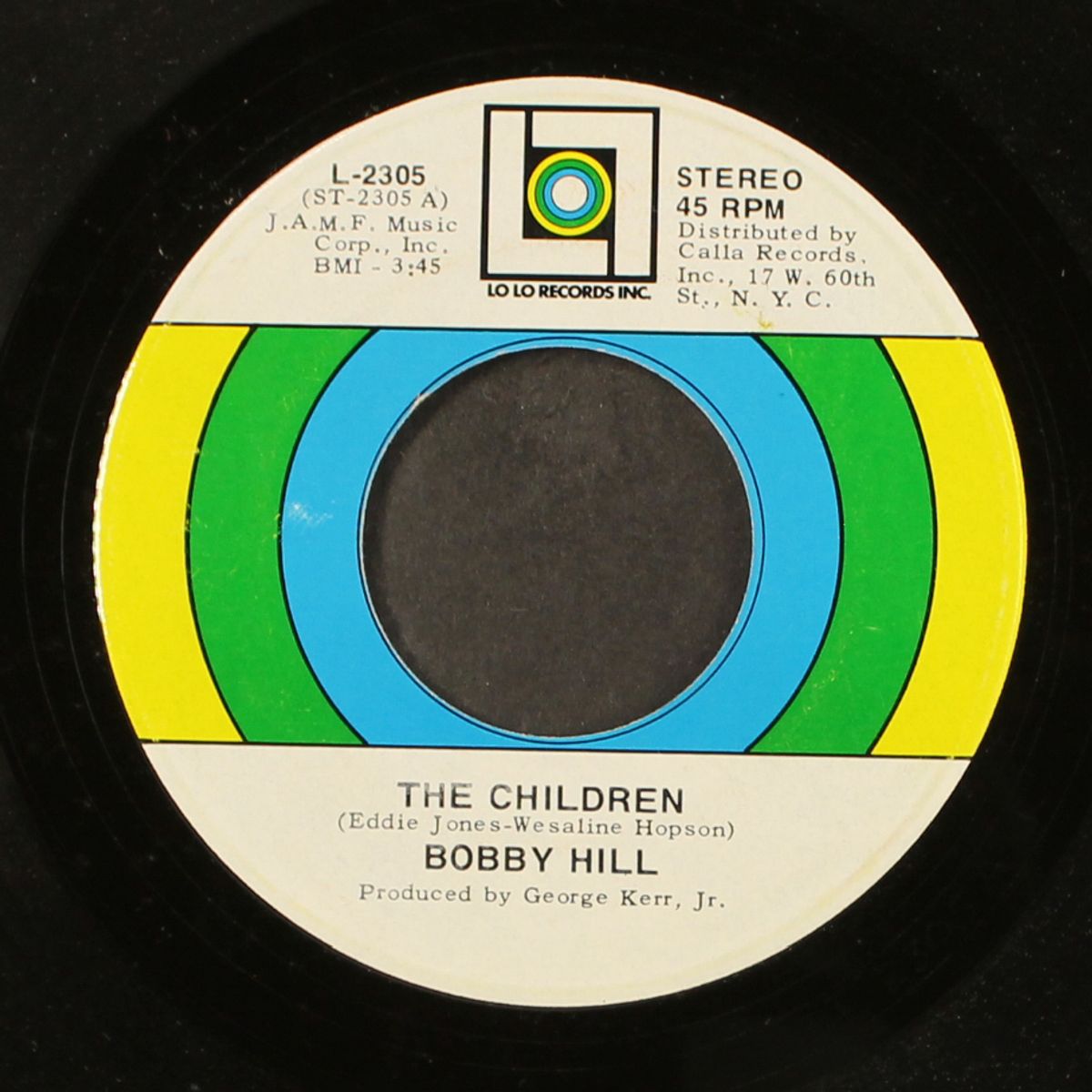 i wanna be with you / the children by BOBBY HILL