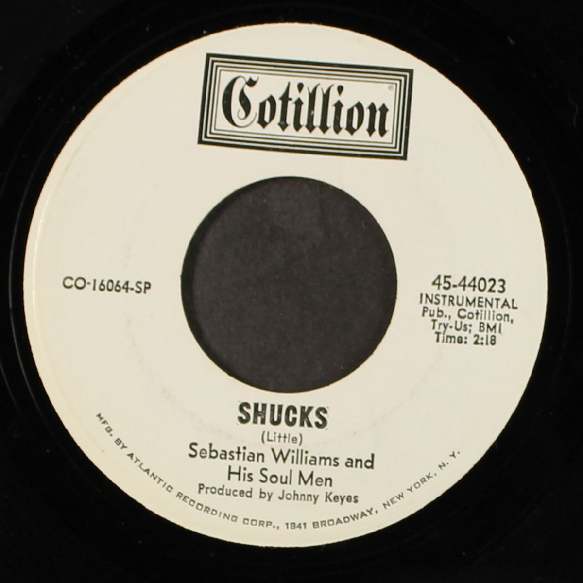 the one you can't have / shucks by SEBASTIAN WILLIAMS