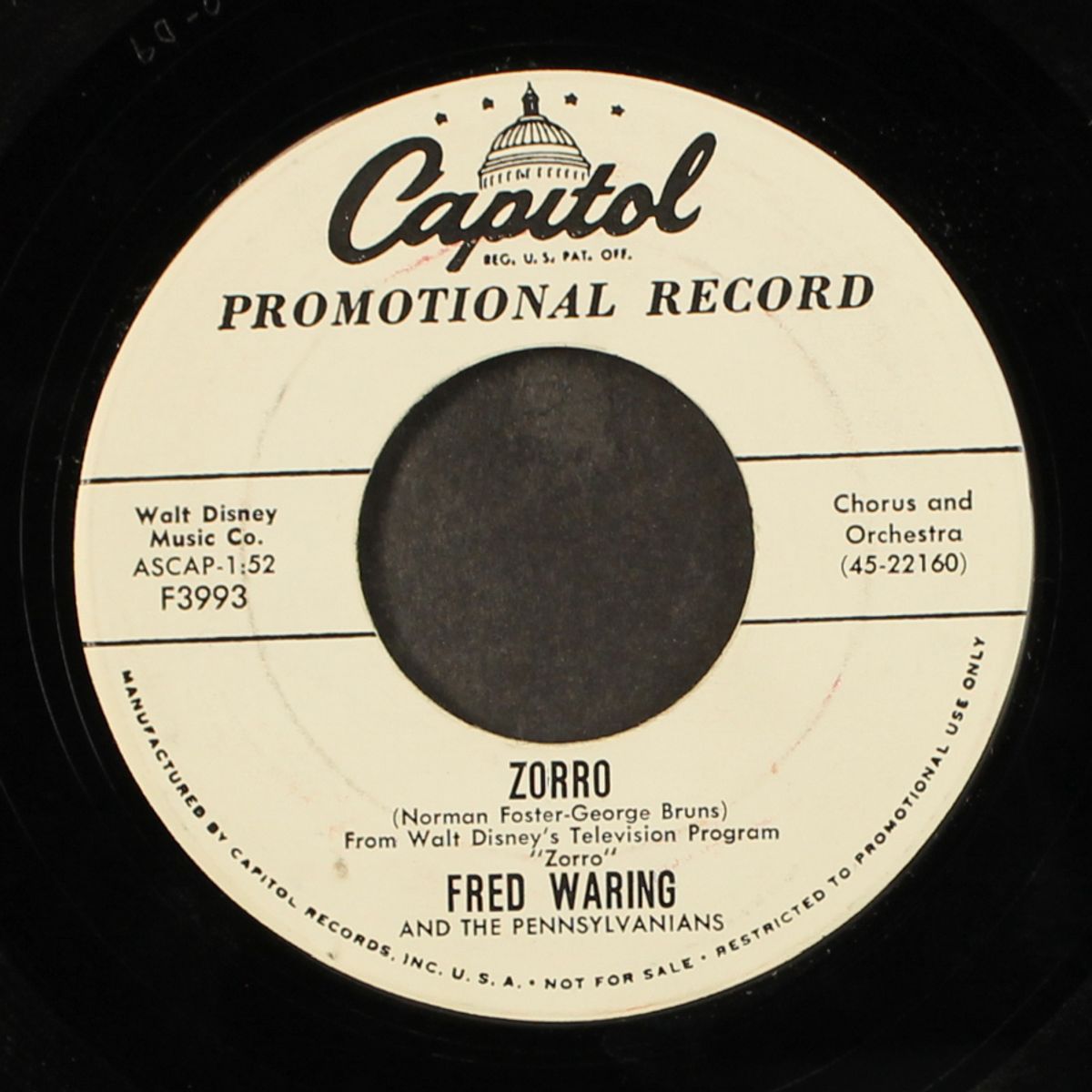 zorro by FRED WARING