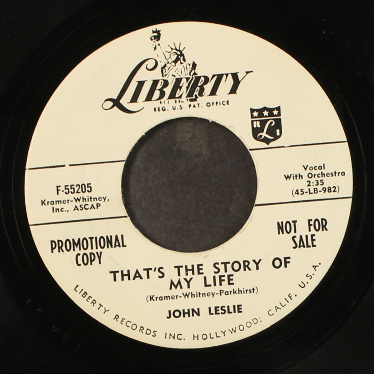 that's the story of my life by JOHN LESLIE