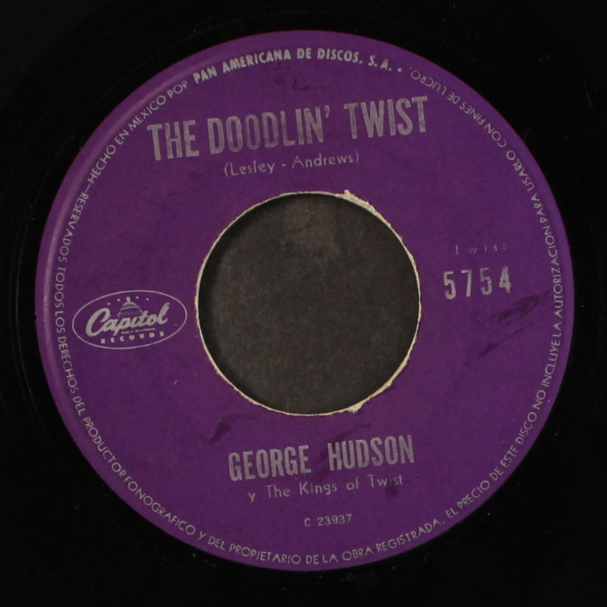 my blue heaven / doodlin' twist by GEORGE HUDSON