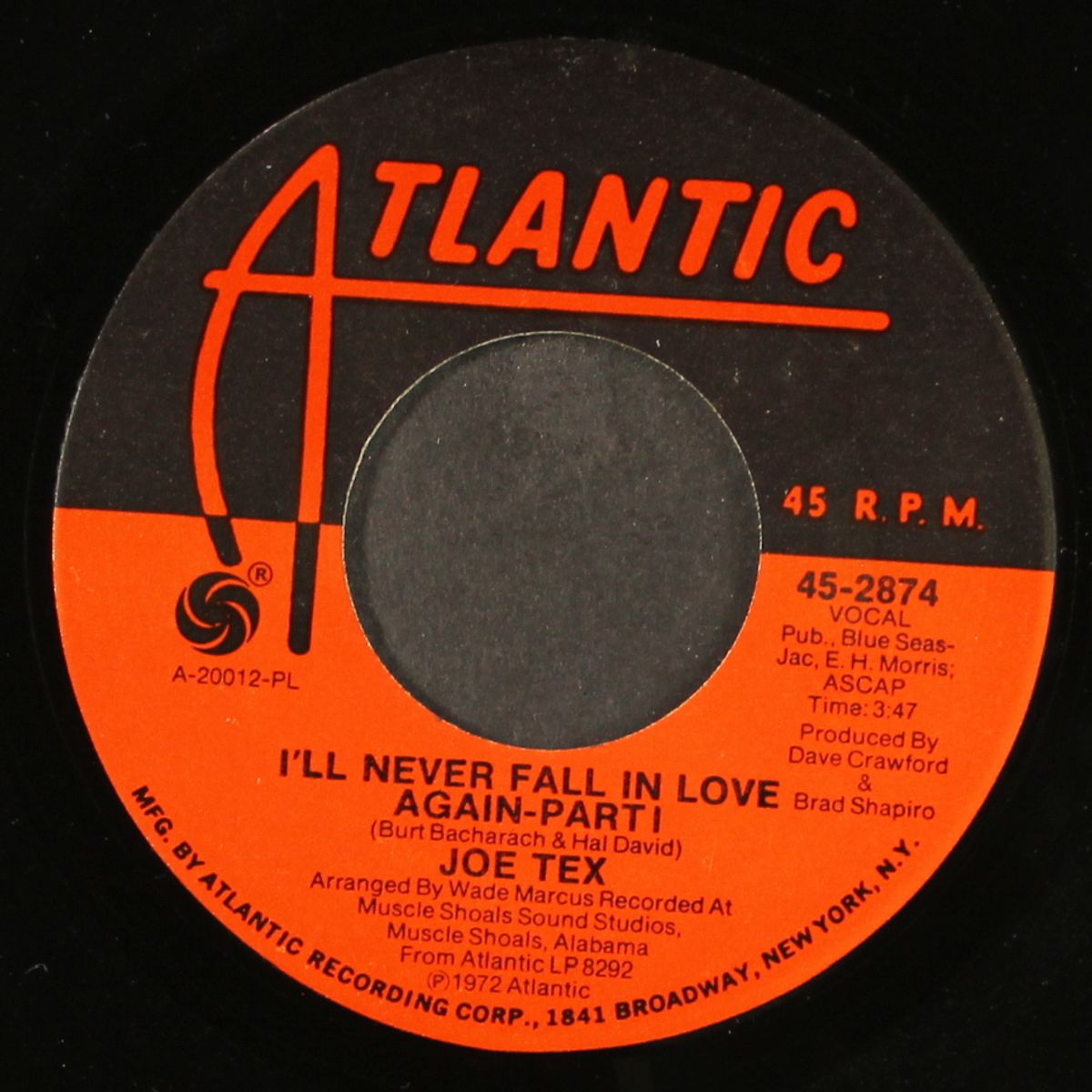 i'll never fall in love again / part 2 by JOE TEX
