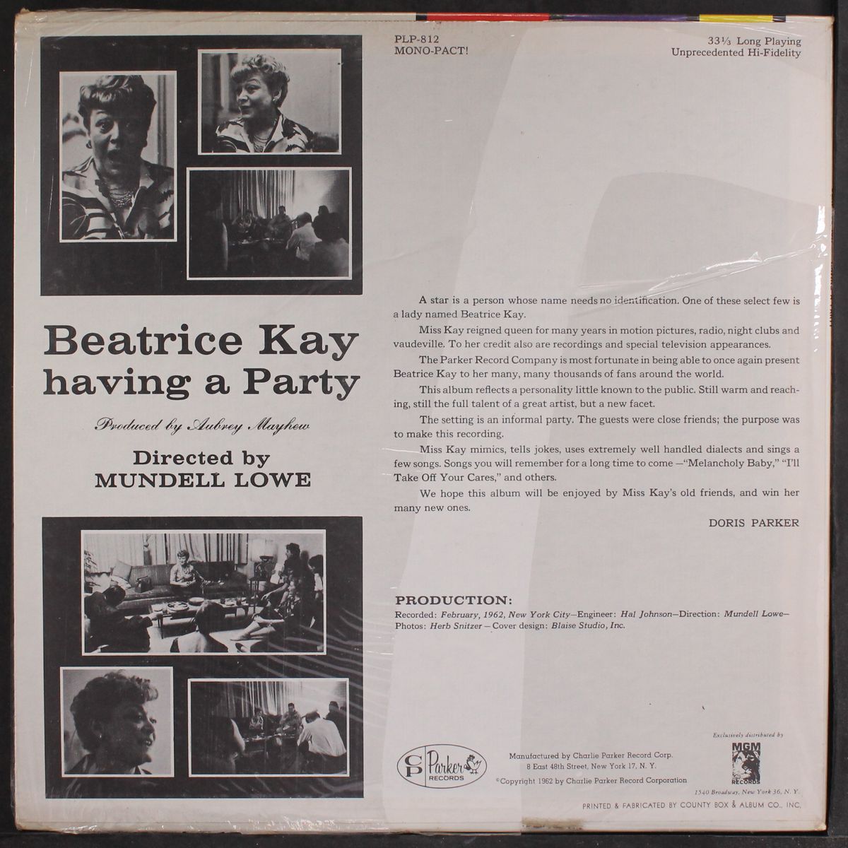 having a party by BEATRICE KAY