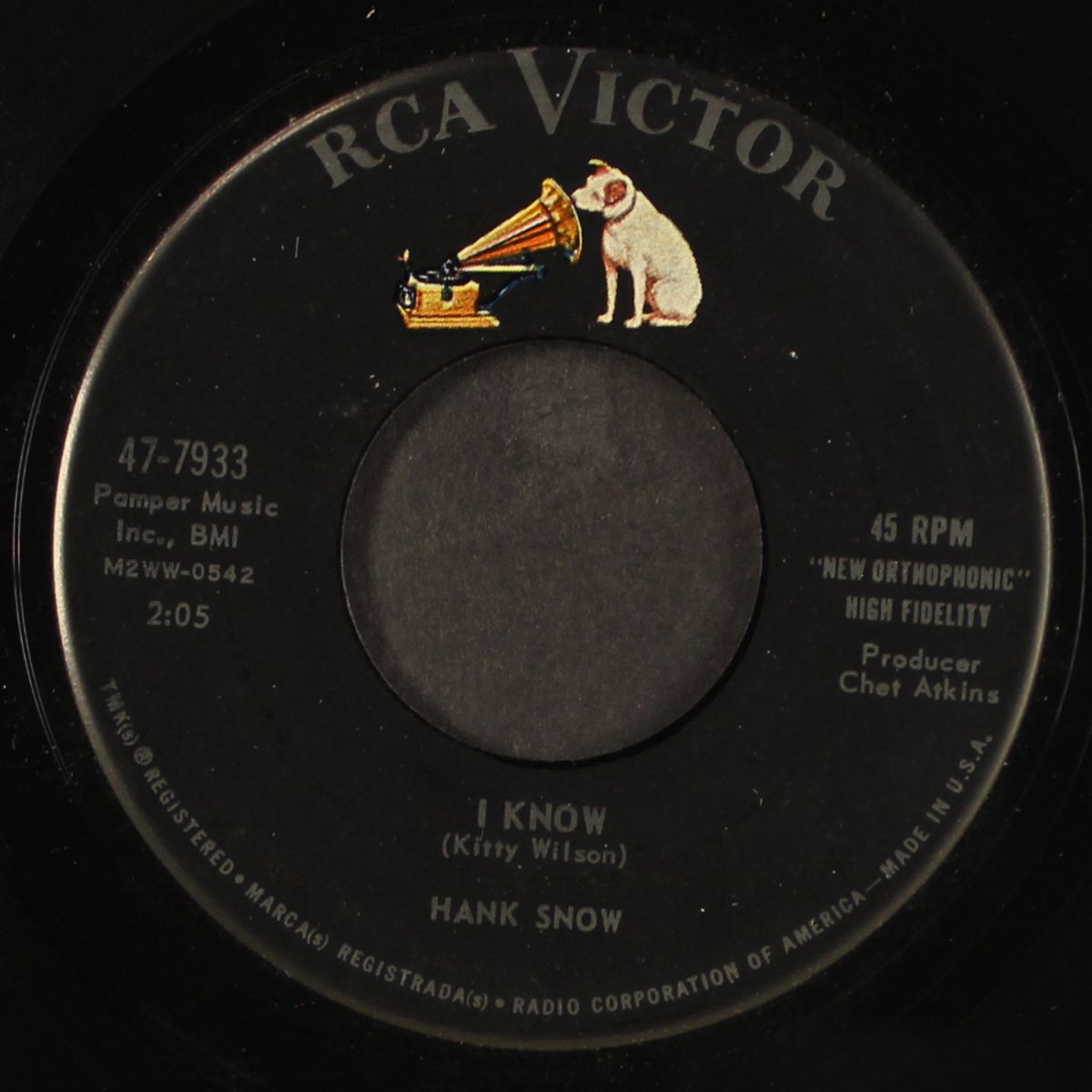 the restless one / i know by HANK SNOW