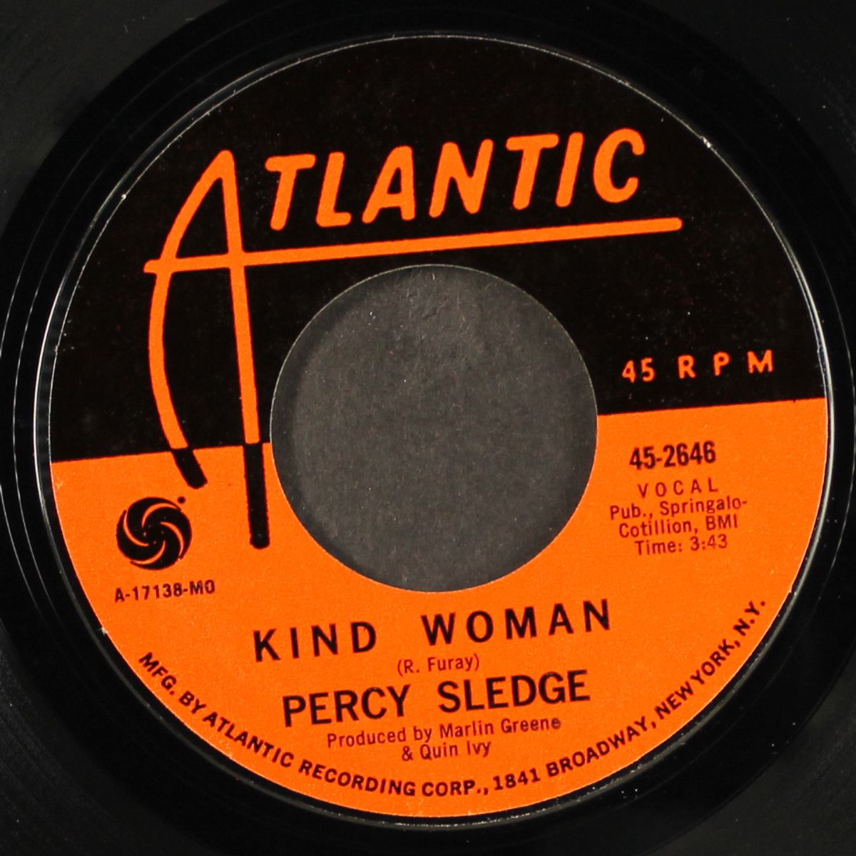 kind woman / woman of the night by PERCY SLEDGE