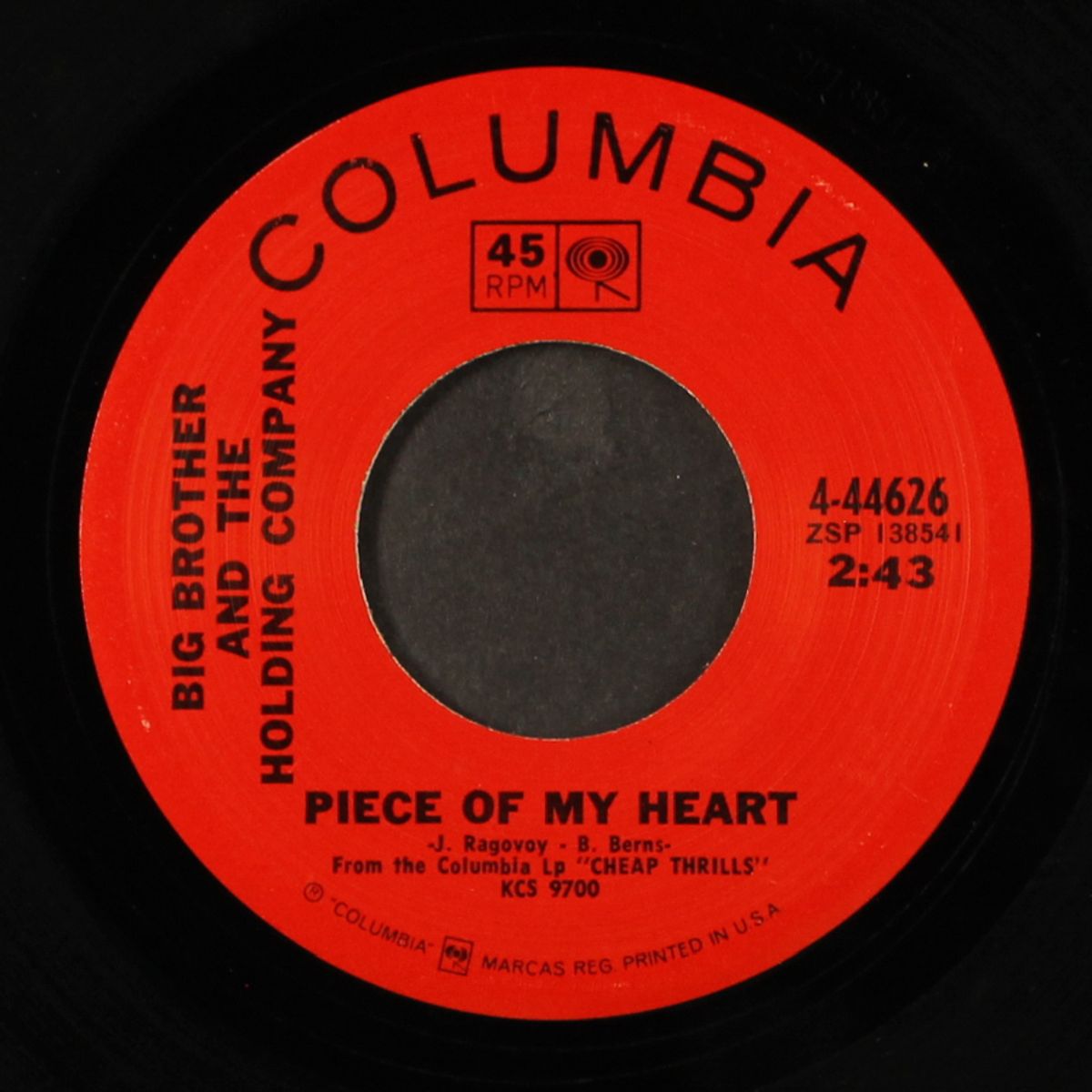 piece of my heart by BIG BROTHER & HOLDING COMPANY