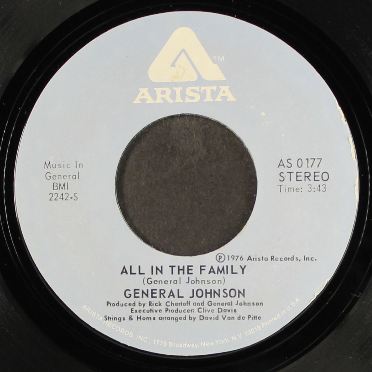 all in the family / ready, willing and able by GENERAL JOHNSON