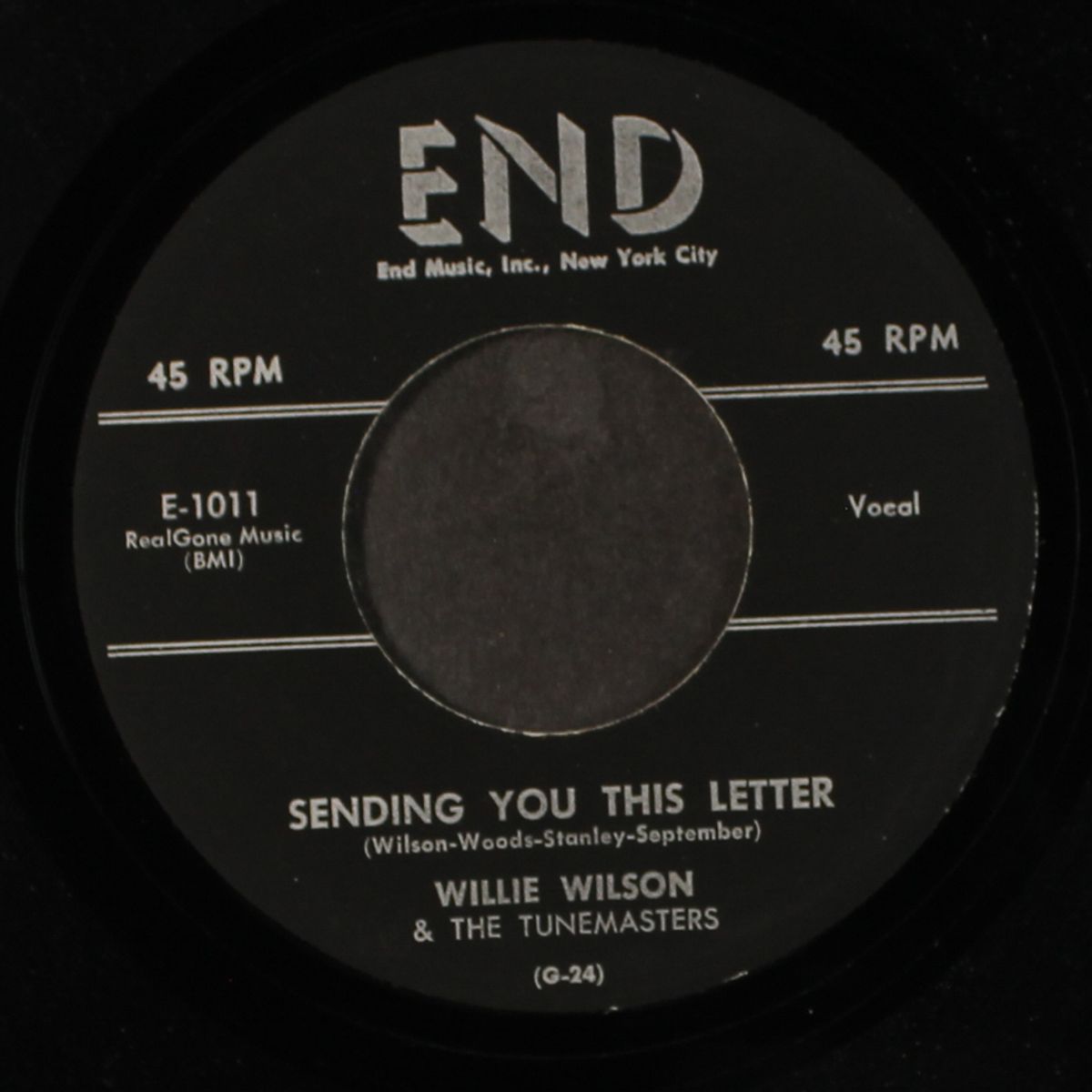 sending you this letter / i've lied by WILLIE WILSON & TUNEMASTERS