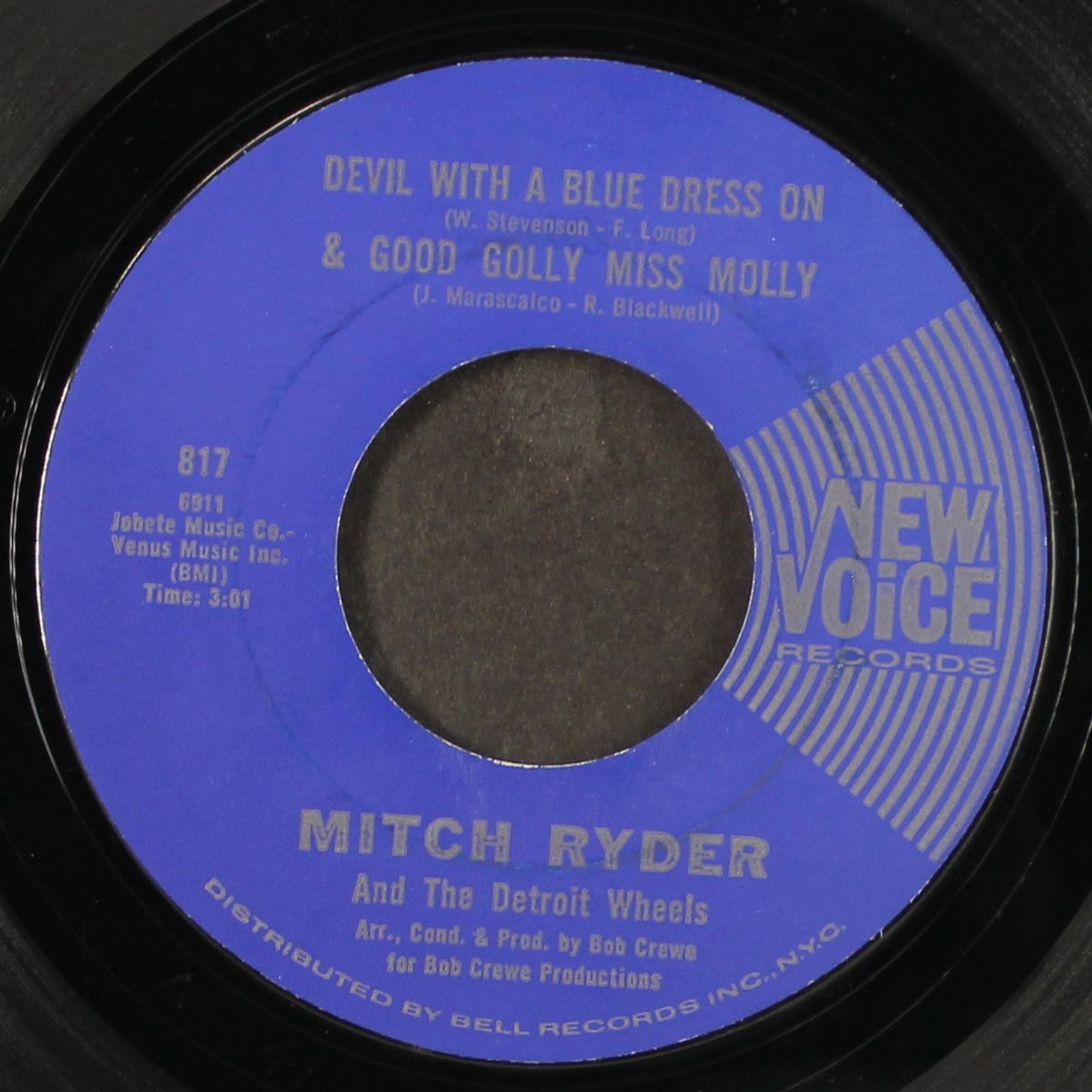 devil with a blue dress on & good golly miss molly / i had it made by MITCH RYDER & DETROIT WHEELS
