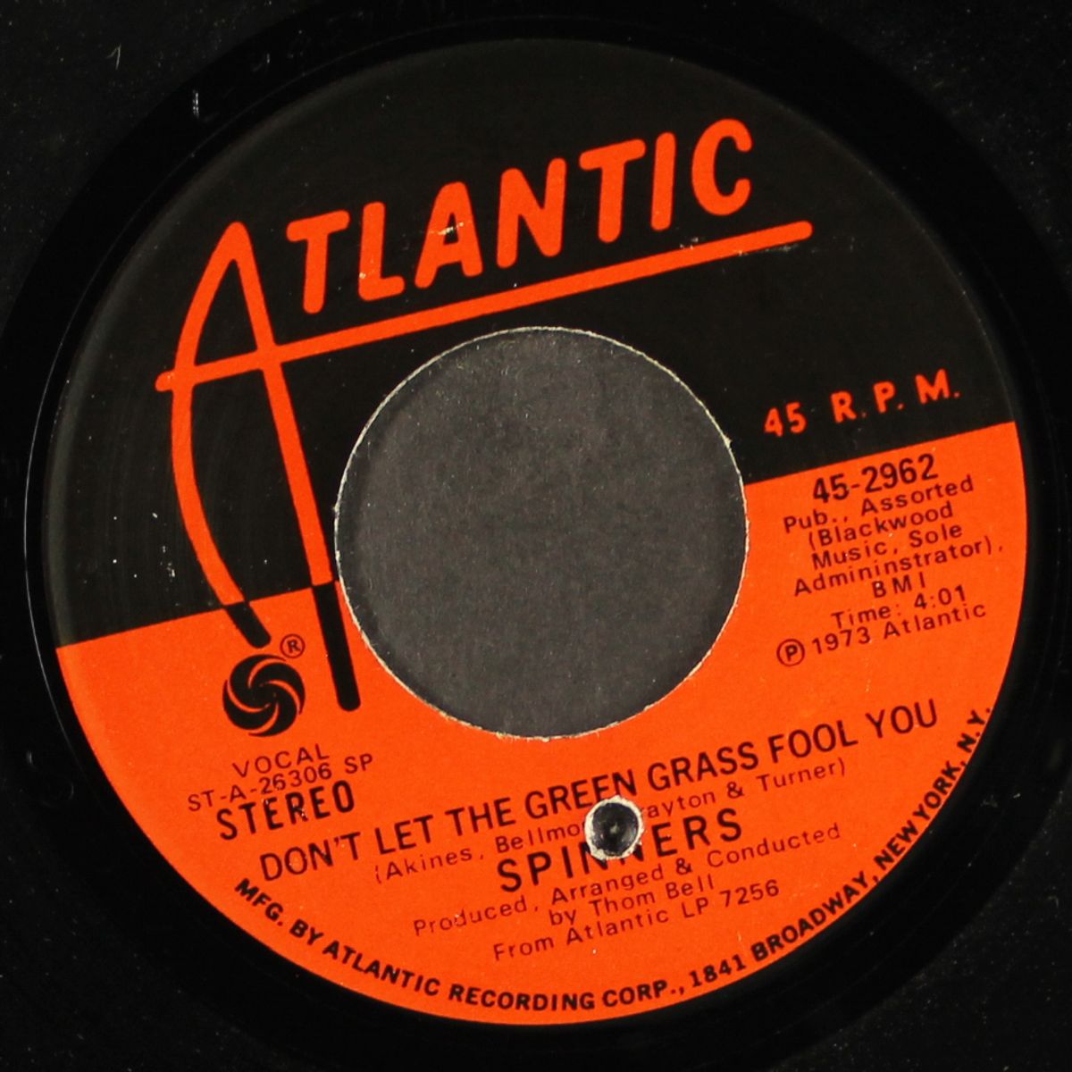 one of a kind (love affair) / don't let the green grass fool you by SPINNERS