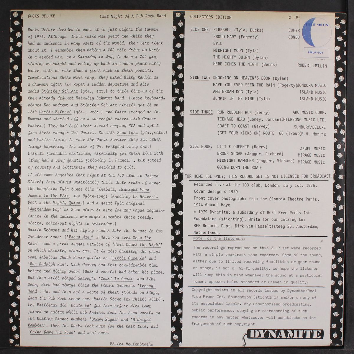 last night of a pub rock band by DUCKS DELUXE