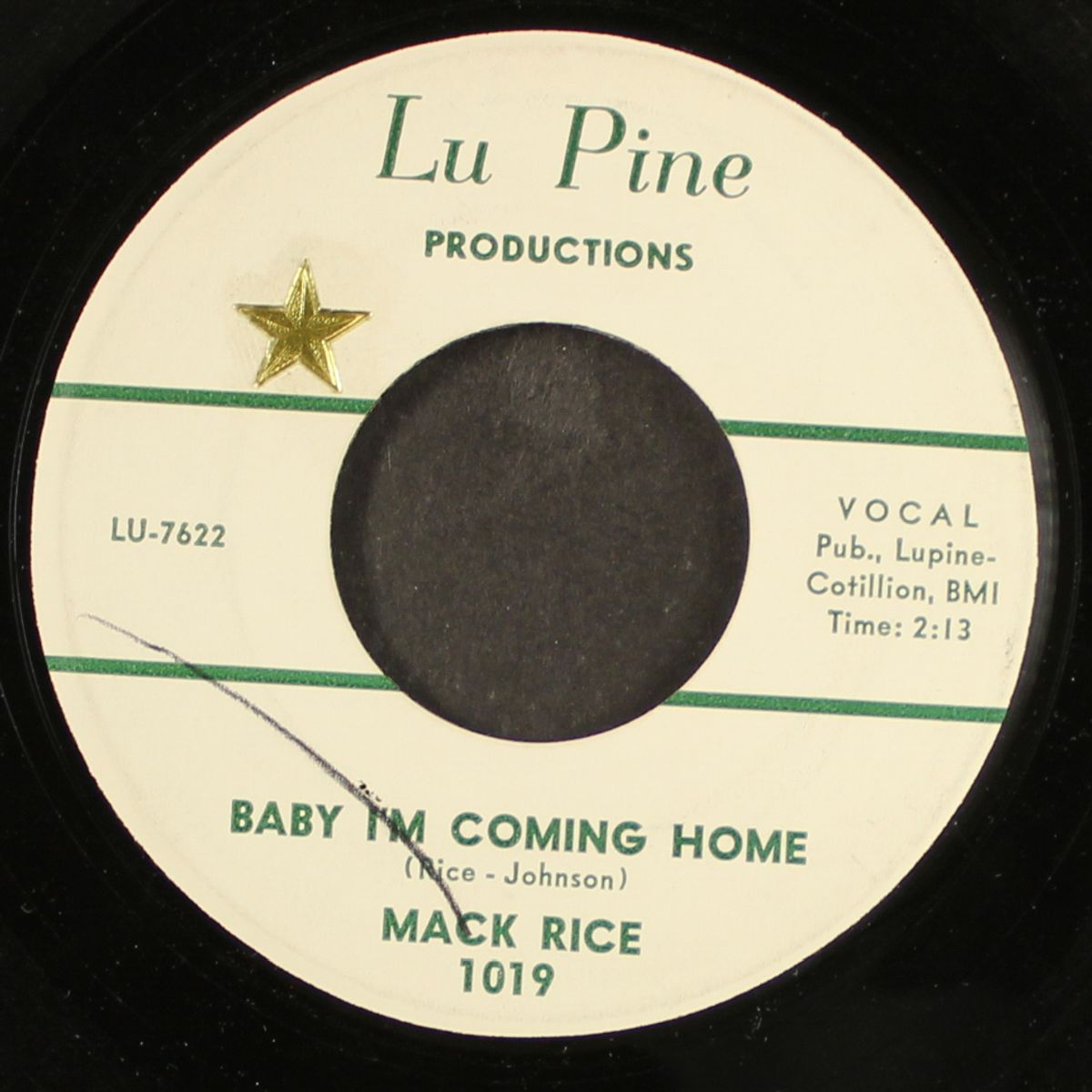 baby i'm coming home / my baby by MACK RICE