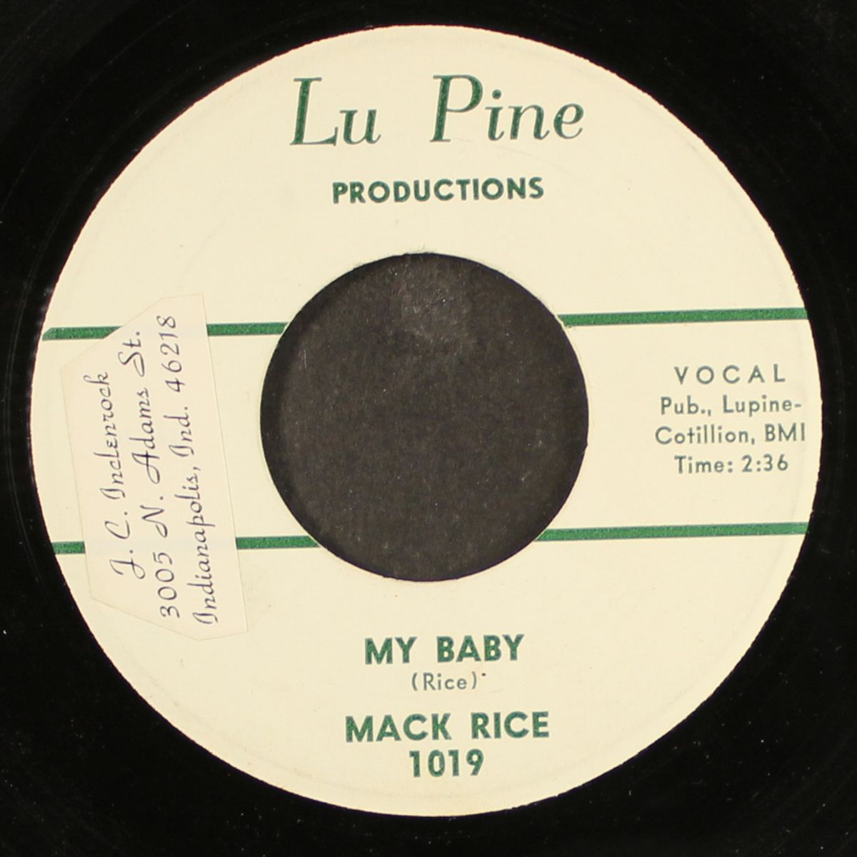 baby i'm coming home / my baby by MACK RICE