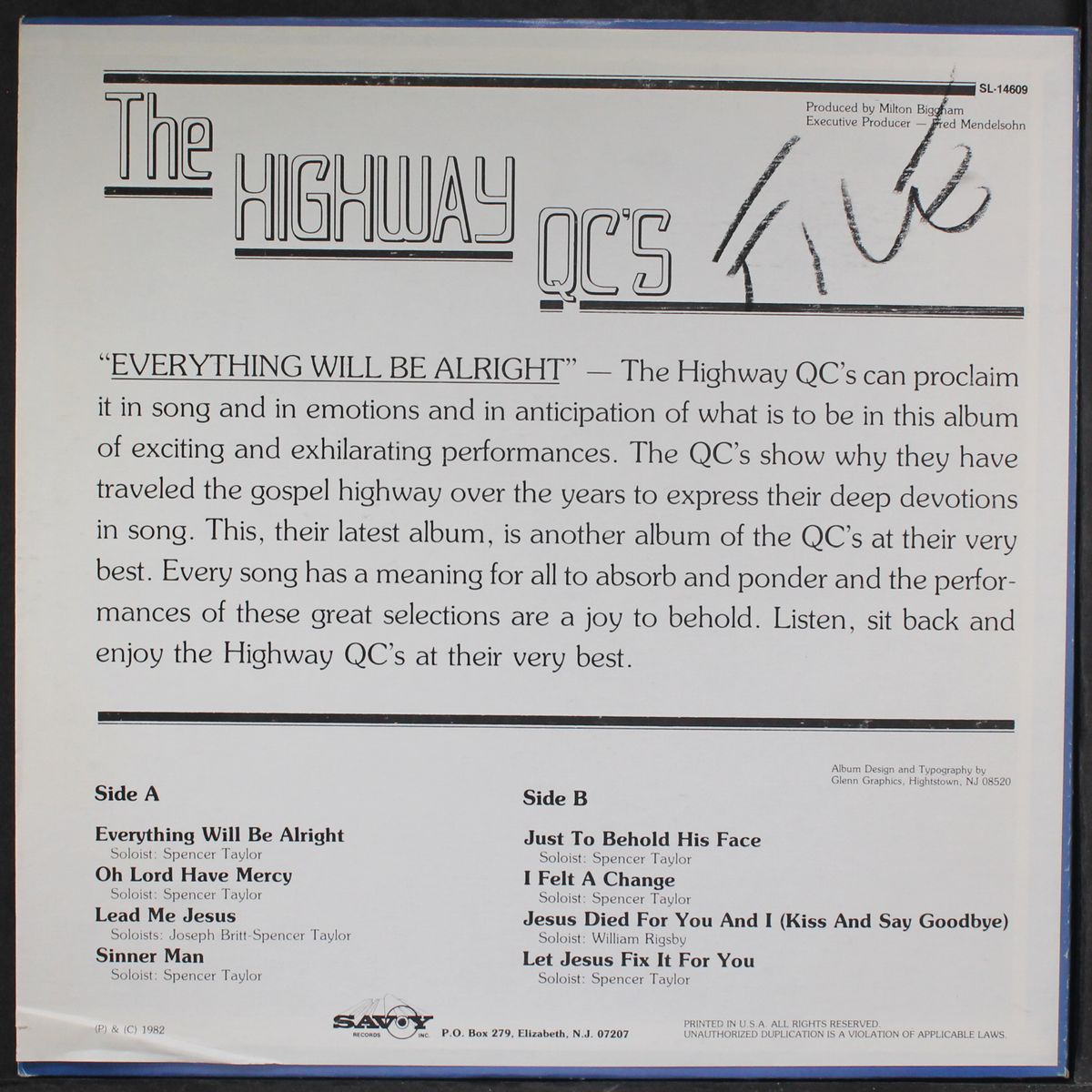 everything will be alright by HIGHWAY Q.C'S