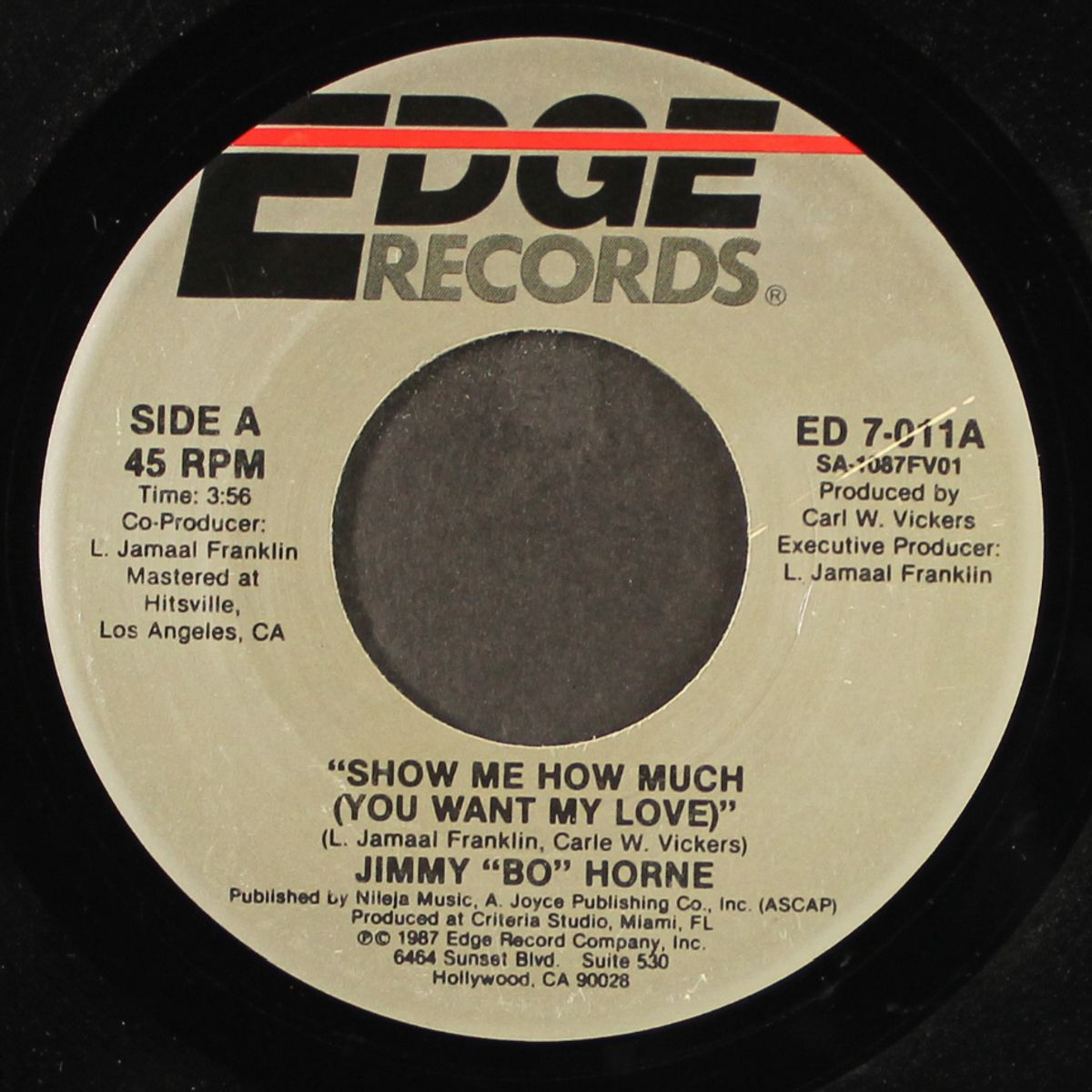 show me how much (you want my love) by JIMMY "BO" HORNE