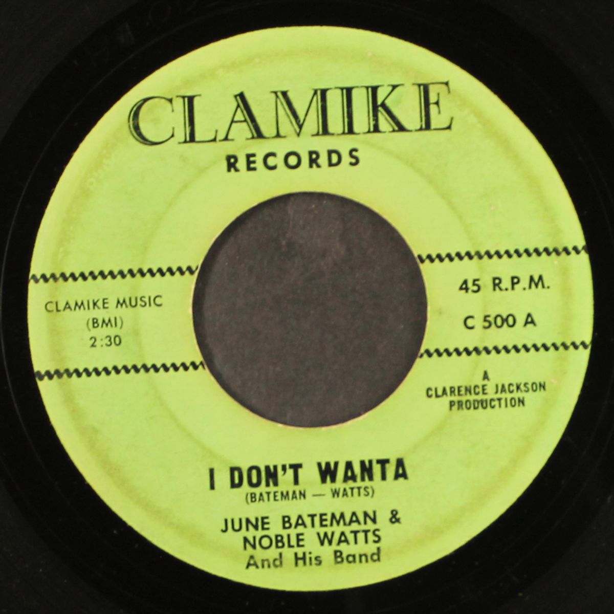 i don't wanta / noble's theme by JUNE BATEMAN & NOBLE WATTS