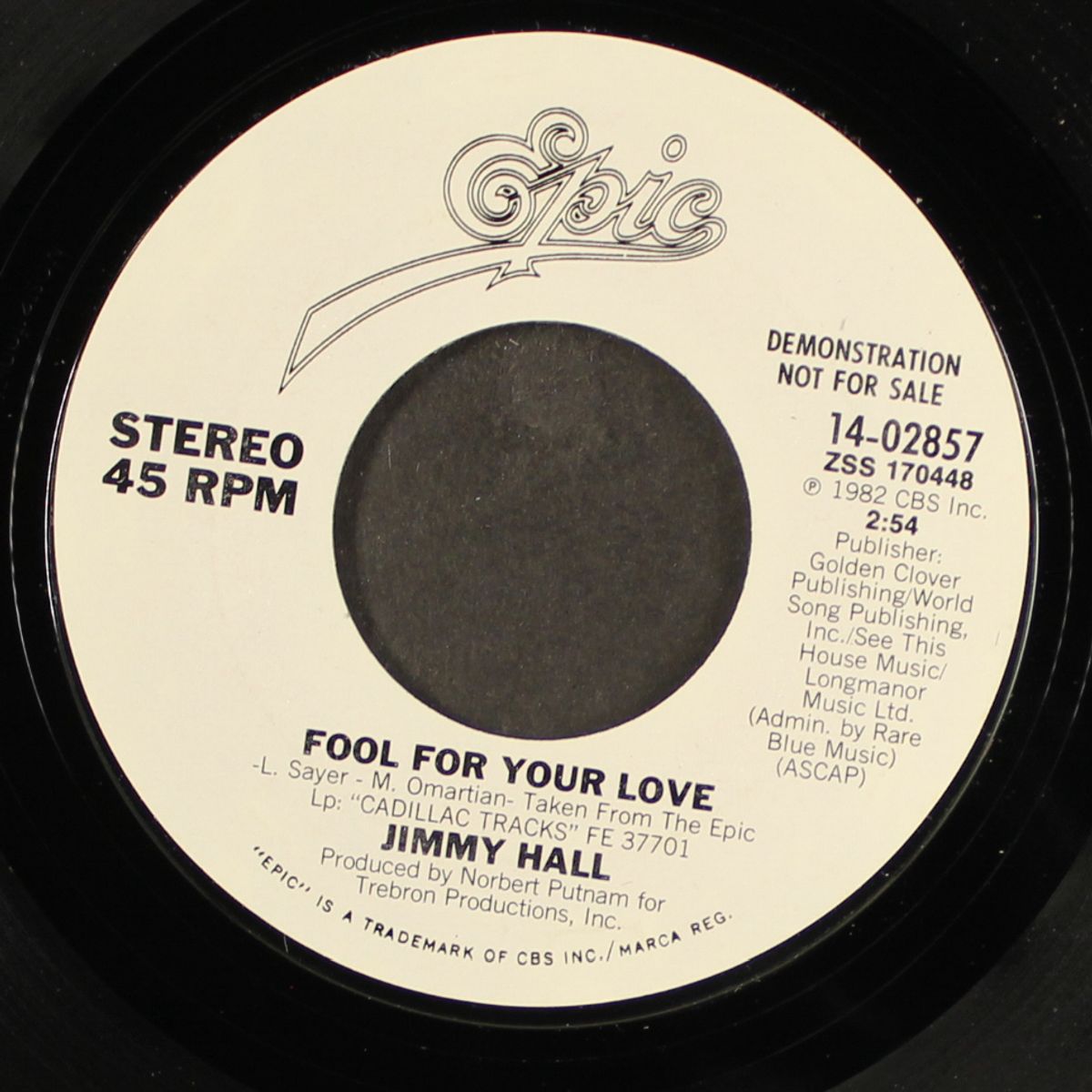 fool for your love / same by JIMMY HALL