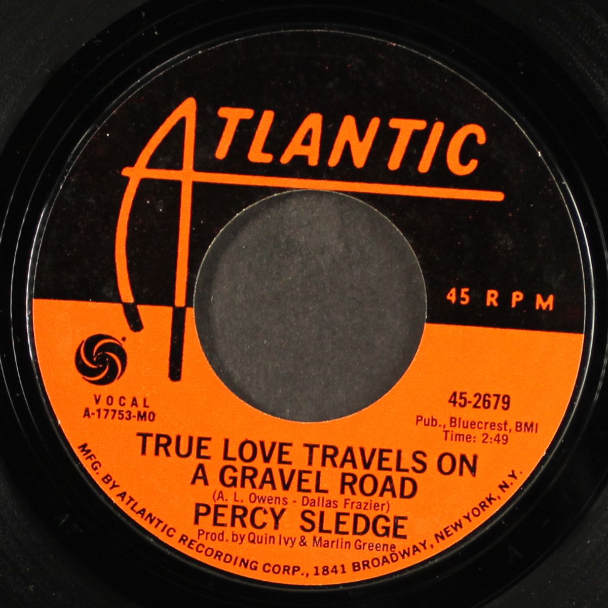 true love travels on a gravel road / faithful and true by PERCY SLEDGE