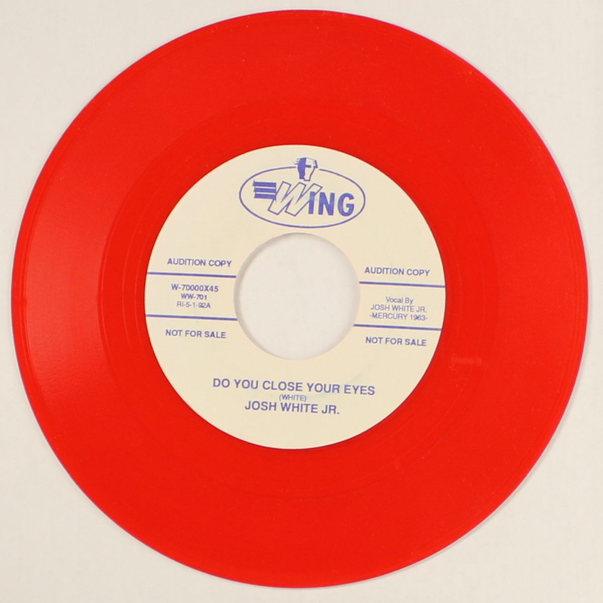 do you close your eyes / don't you hear me callin' baby by JOSH WHITE, JR. / RONNIE HAIG