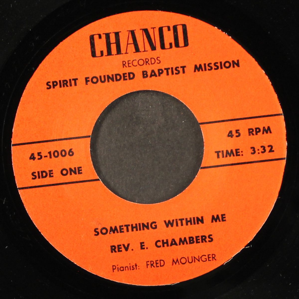 something within me / shine on me by REV. E. CHAMBERS