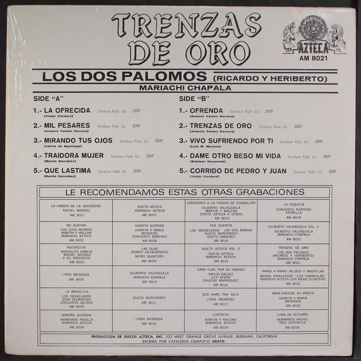 trenzas de oro by LOS DOS PALOMOS