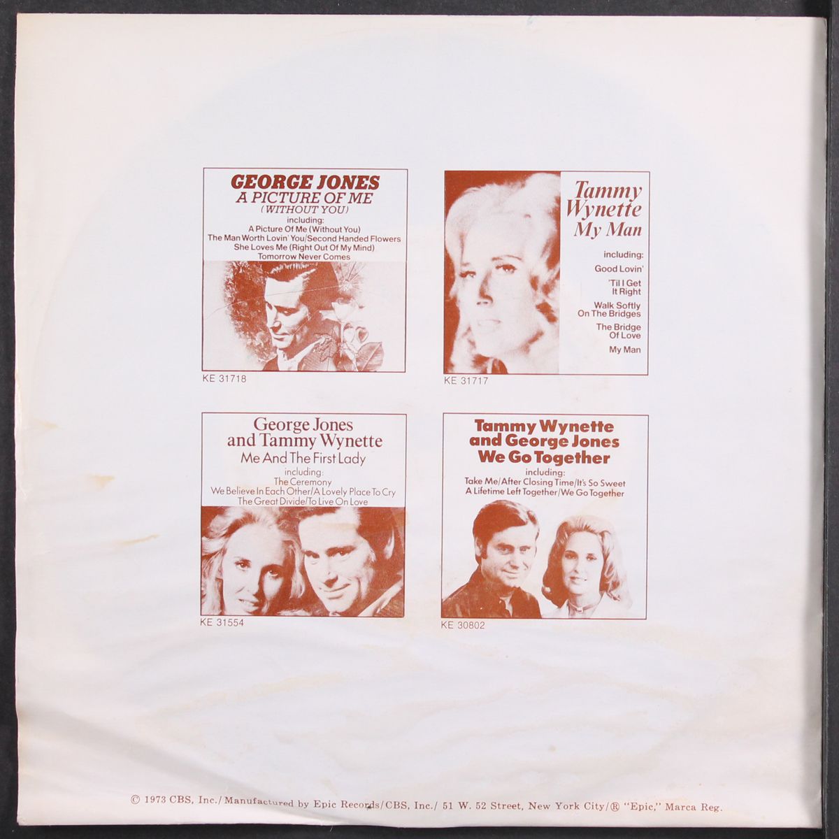 interview & song excerpts by GEORGE JONES & TAMMY
