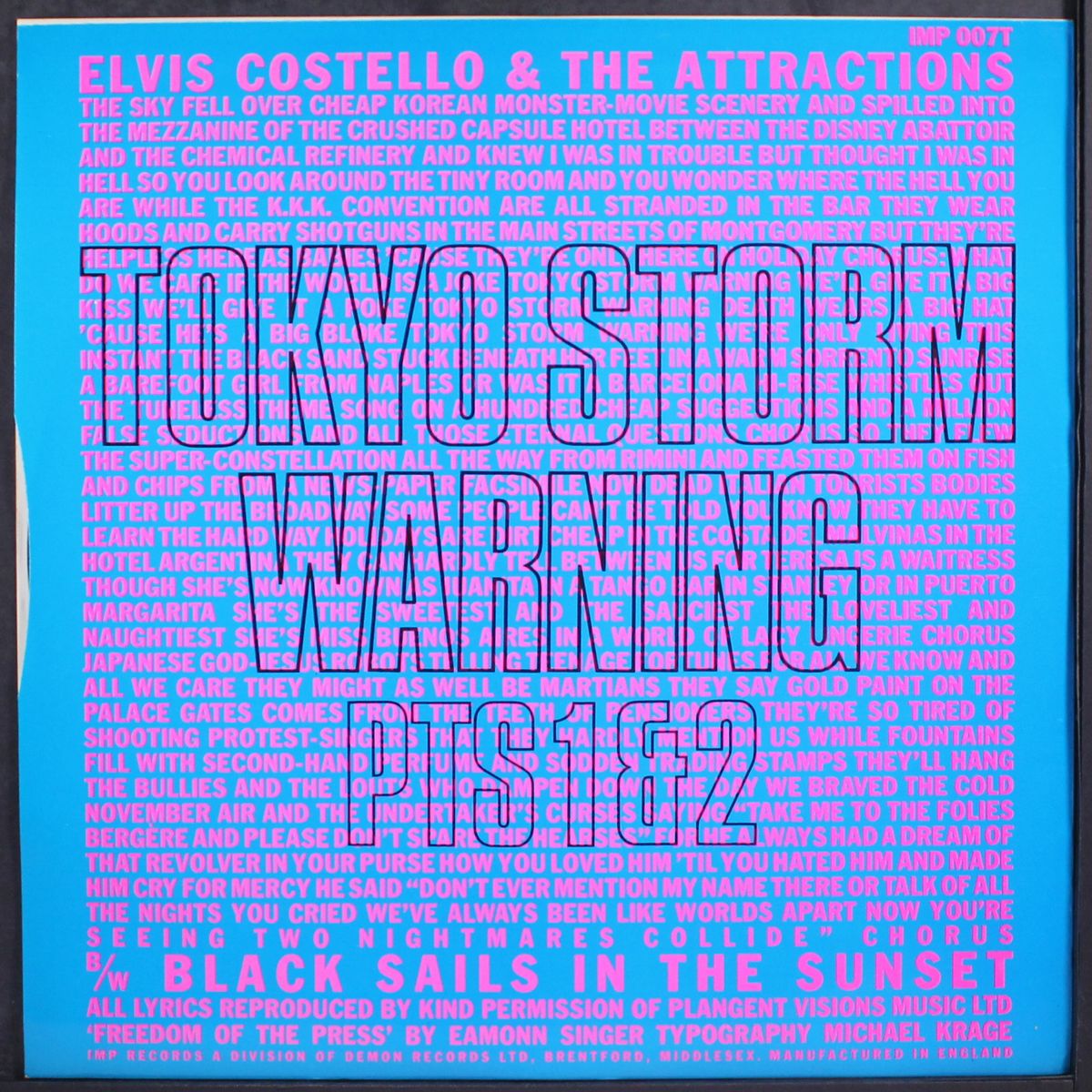 tokyo storm warning by ELVIS COSTELLO