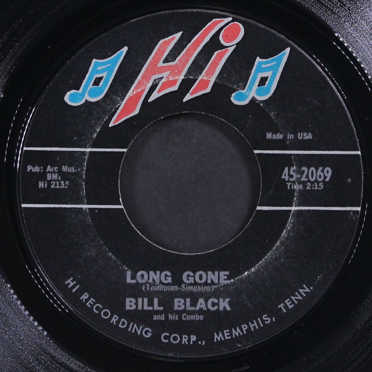 long gone / monkey-shine by BILL BLACK