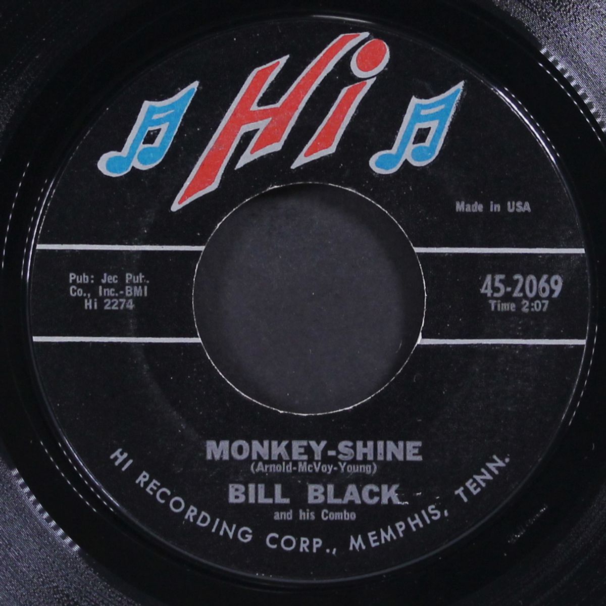 long gone / monkey-shine by BILL BLACK