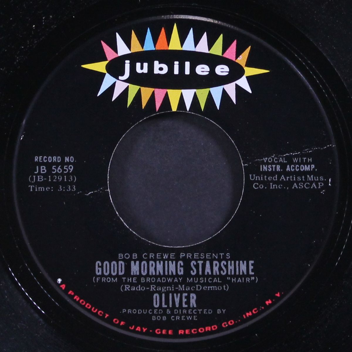 good morning starshine / can't you see by OLIVER