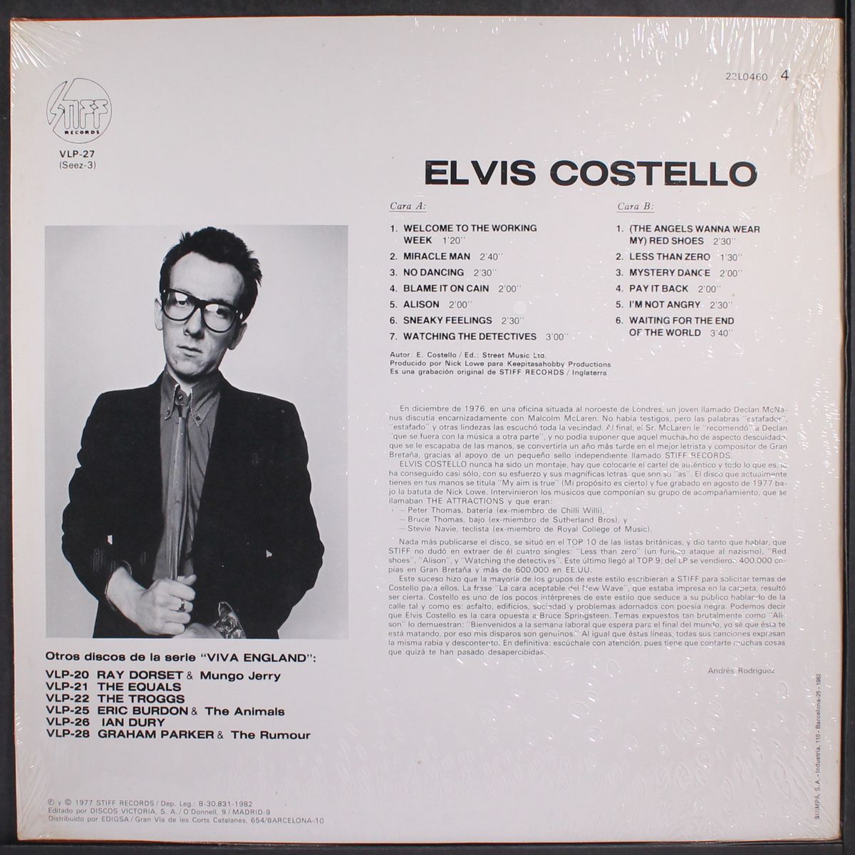 viva england (my aim is true) by ELVIS COSTELLO