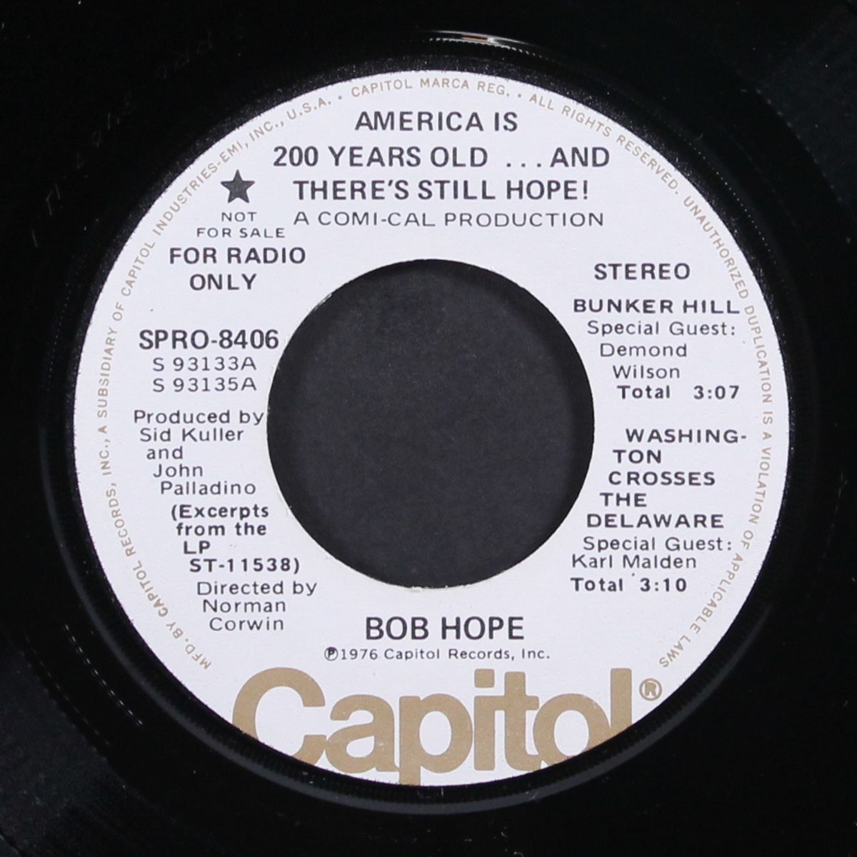 america is 200 years old...and there's still hope! by BOB HOPE